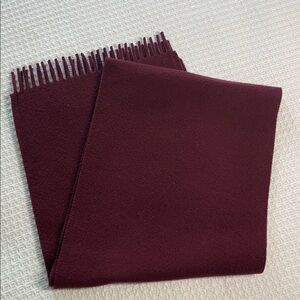 Filson virgin wool scarf deep maroon/burgundy